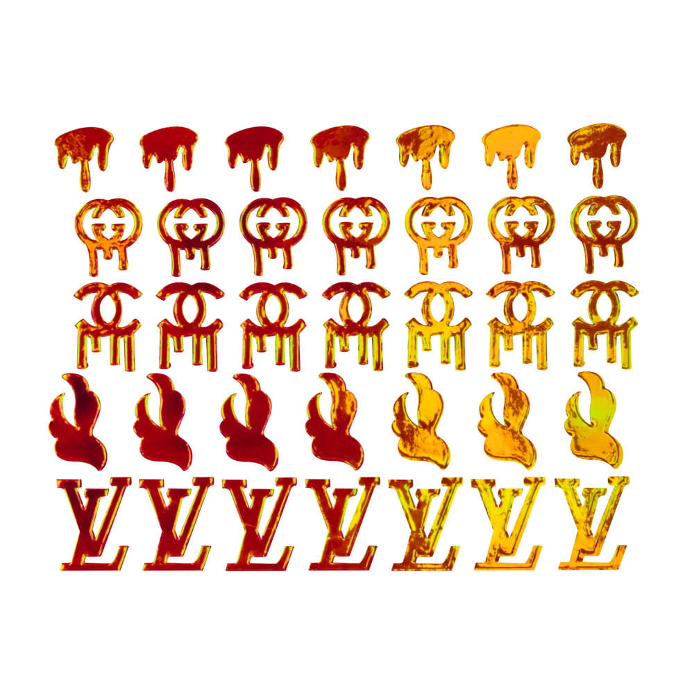 Naklejka samoprzylepna kształty logotypy Nr 32