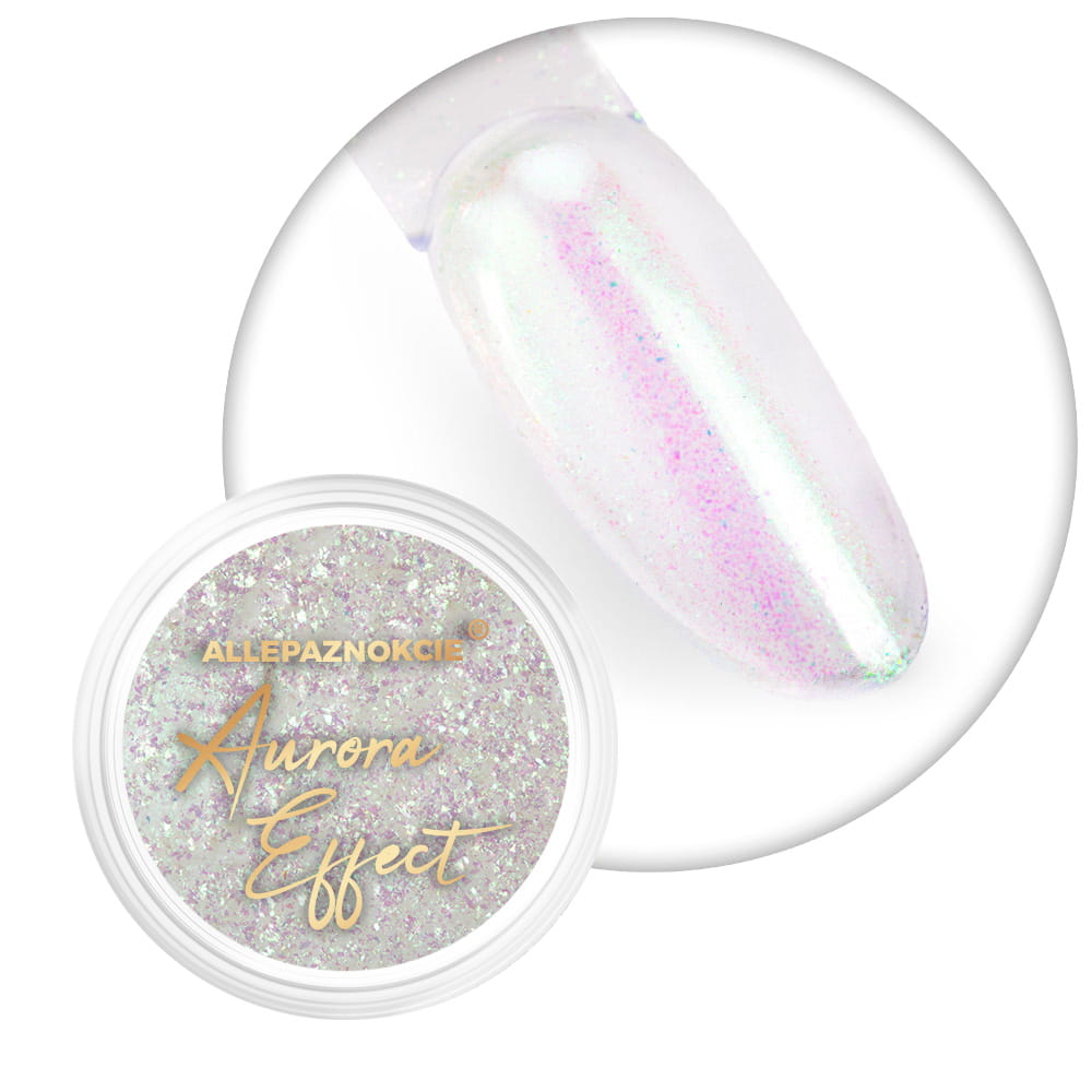 Pyłek do paznokci Aurora Mirror Allepaznokcie Mist Nr 6