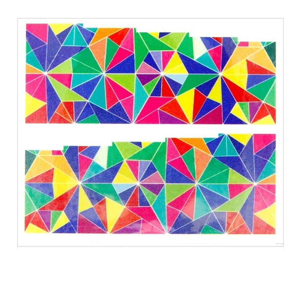 Naklejki wodne do paznokci arkusz 6,5 x 5,5cm na 10 palców yb Nr 1053