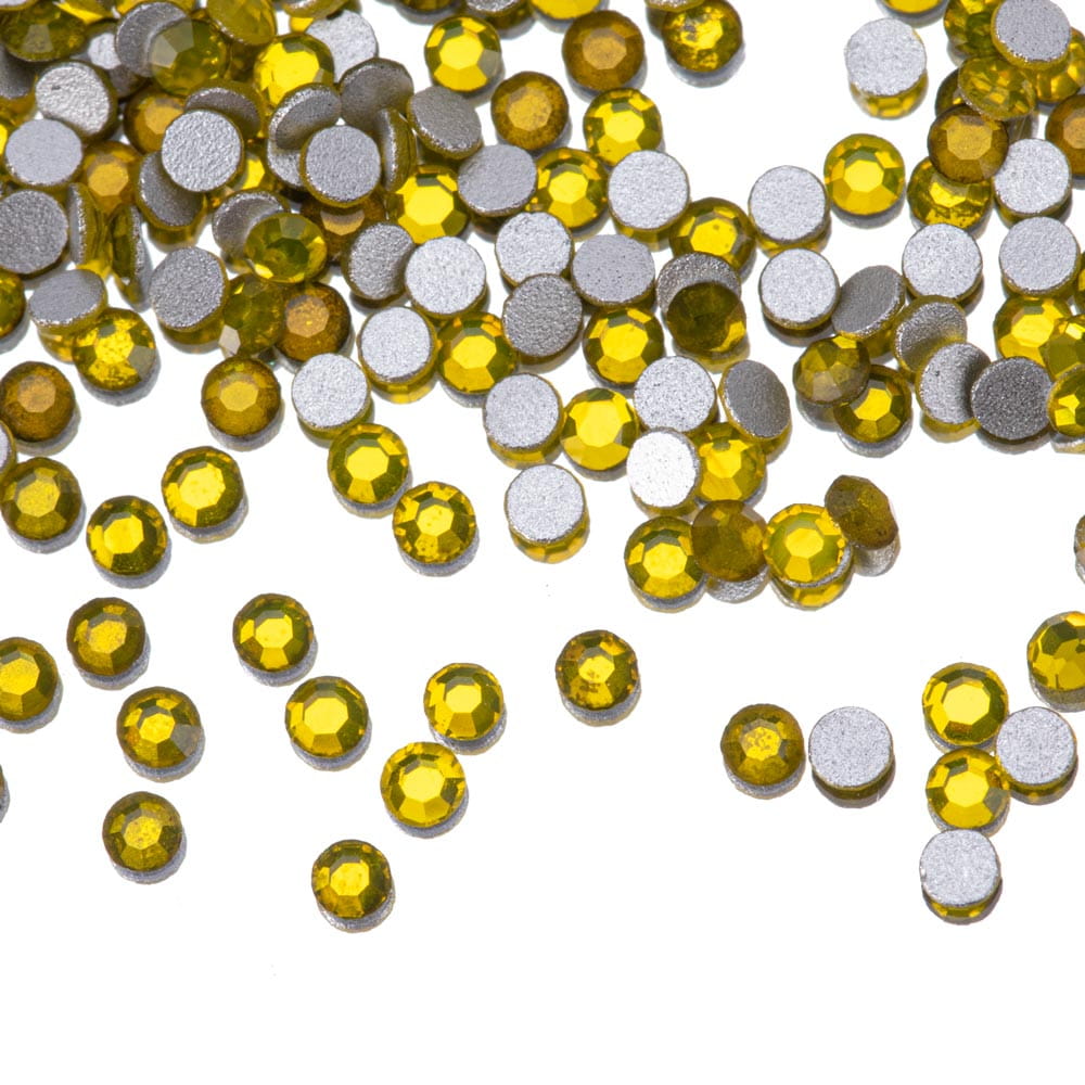 Cyrkonie do paznokci szklane ss3 citrine ok.1440 szt paczka