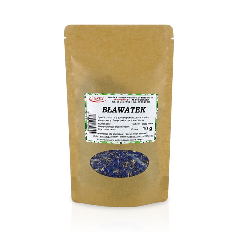 Chaber bławatek płatki niebieski 10g