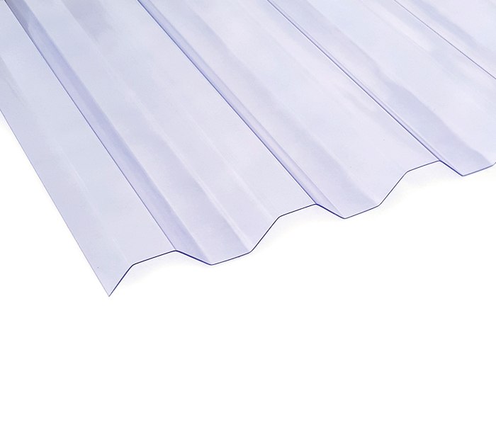 Pokrycie dachu Płyta trapezowa PVC 3 m