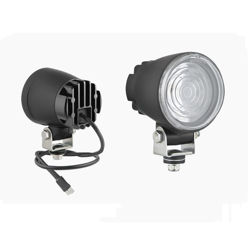 Lampa LED sygnalizacyjna niebieska przewód złącze DT04-2P CUC1.48602 Wesem