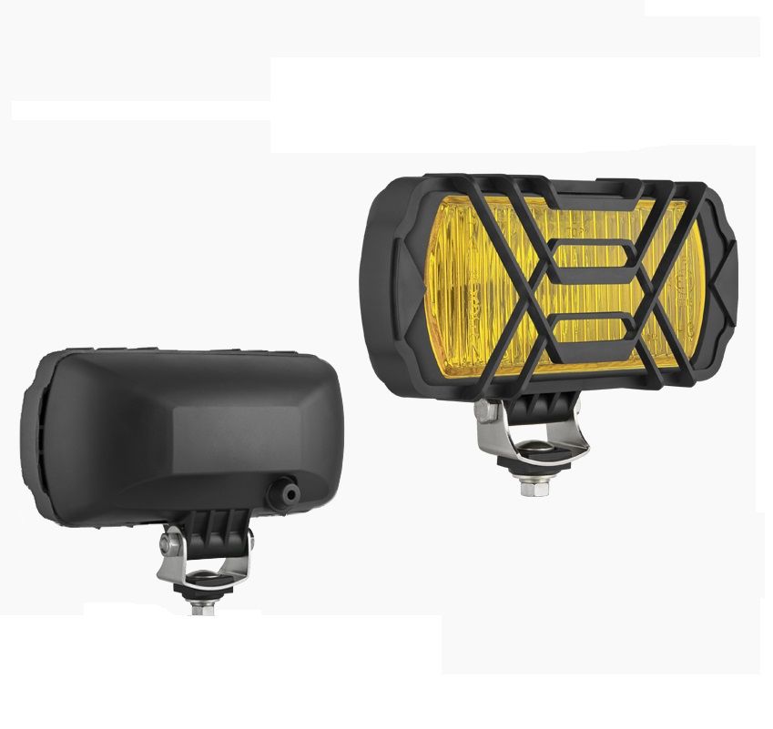Przeciwmgielny reflektor halogenowy żółty z kratką HP1A.46930 Wesem
