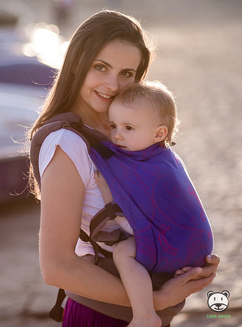 Nosidełko regulowane Grow Up Wrap: Luna Pink