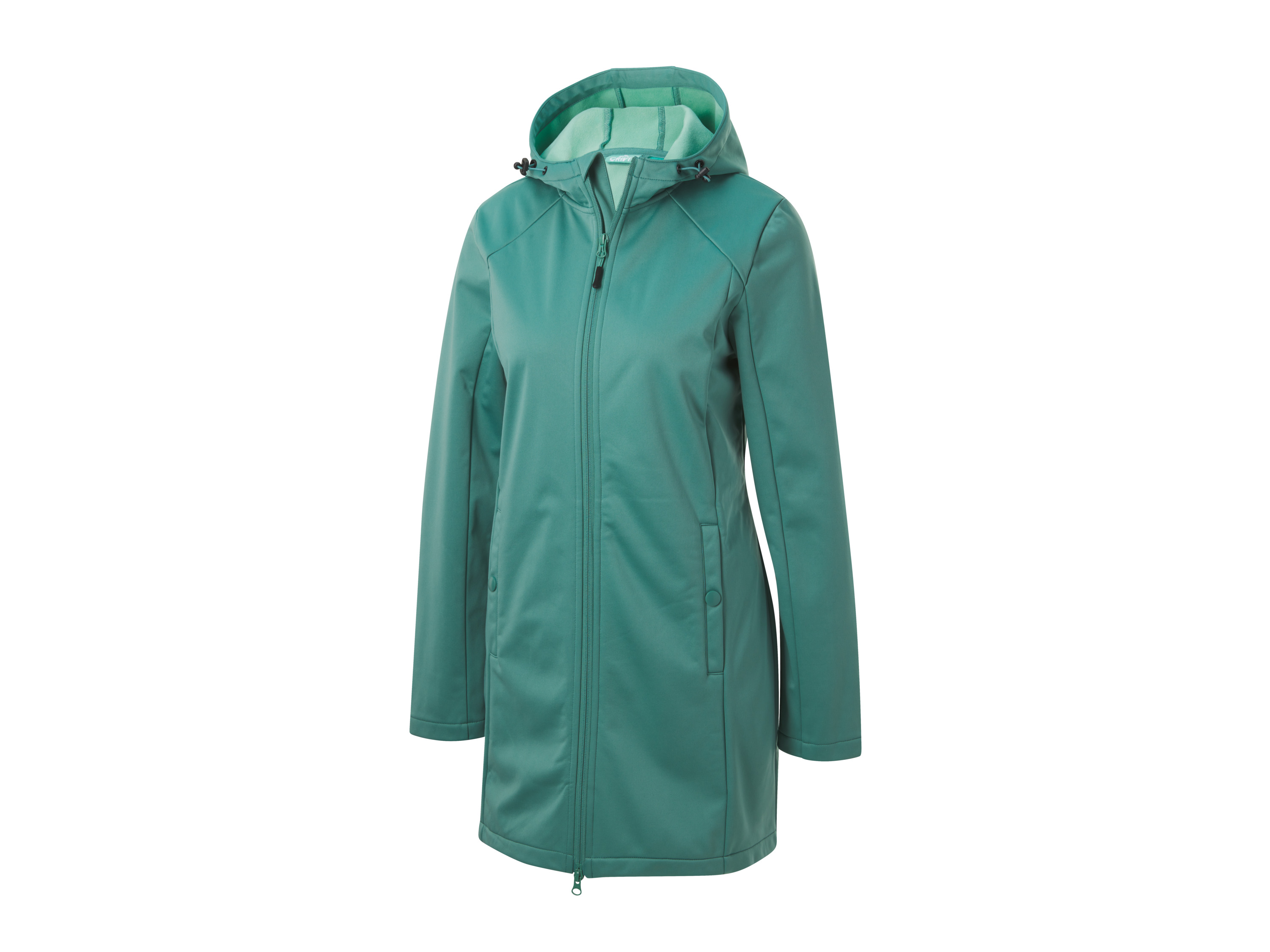 Crivit Płaszcz damski softshell, hydrofobowy Zielony, S36/38