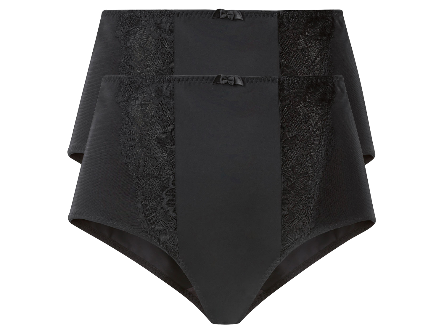 esmara Majtki modelujące damskie, 2 pary Czarny, L44/46