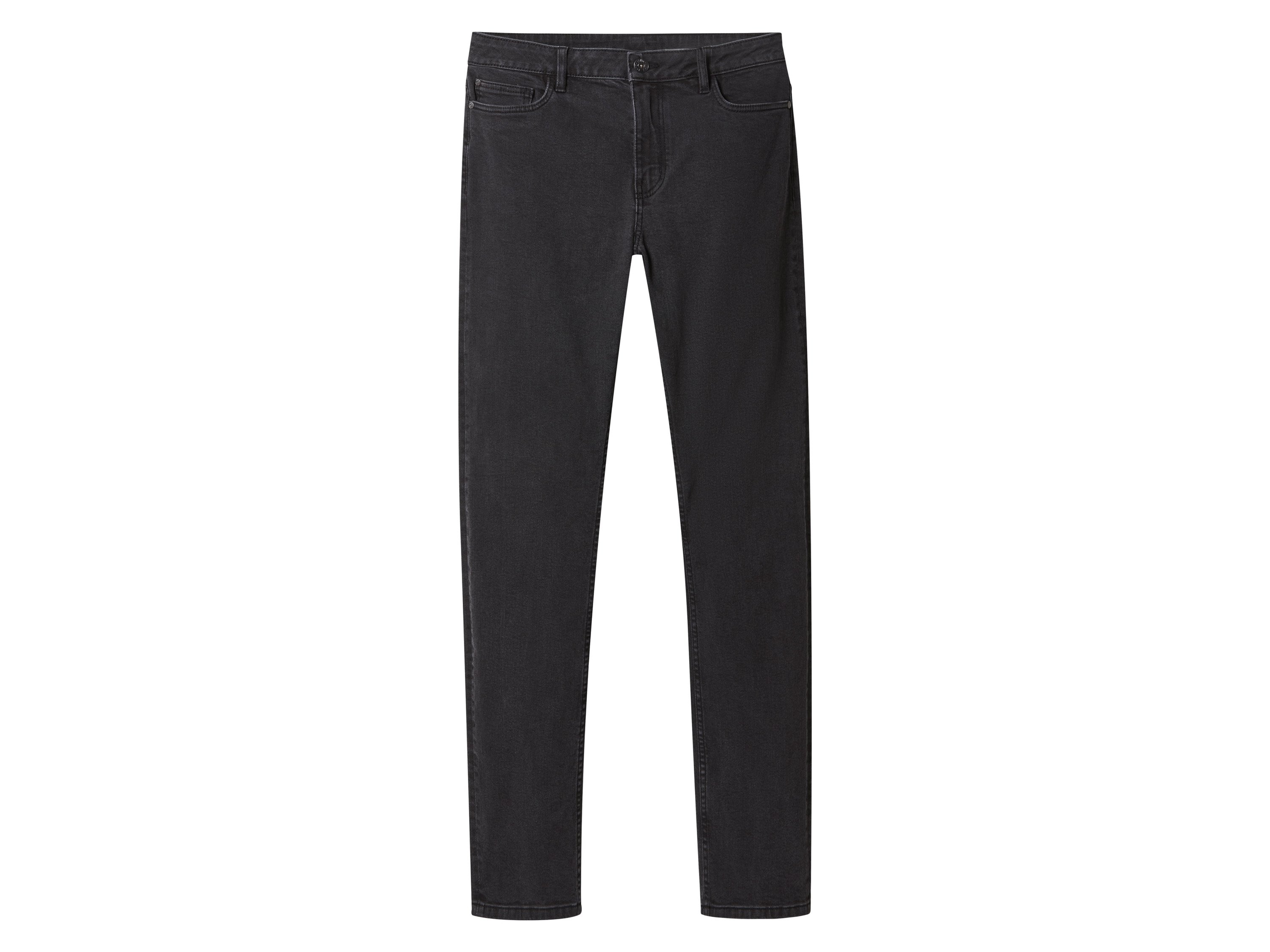 esmara Jeansy damskie straight fit Czarny, 40