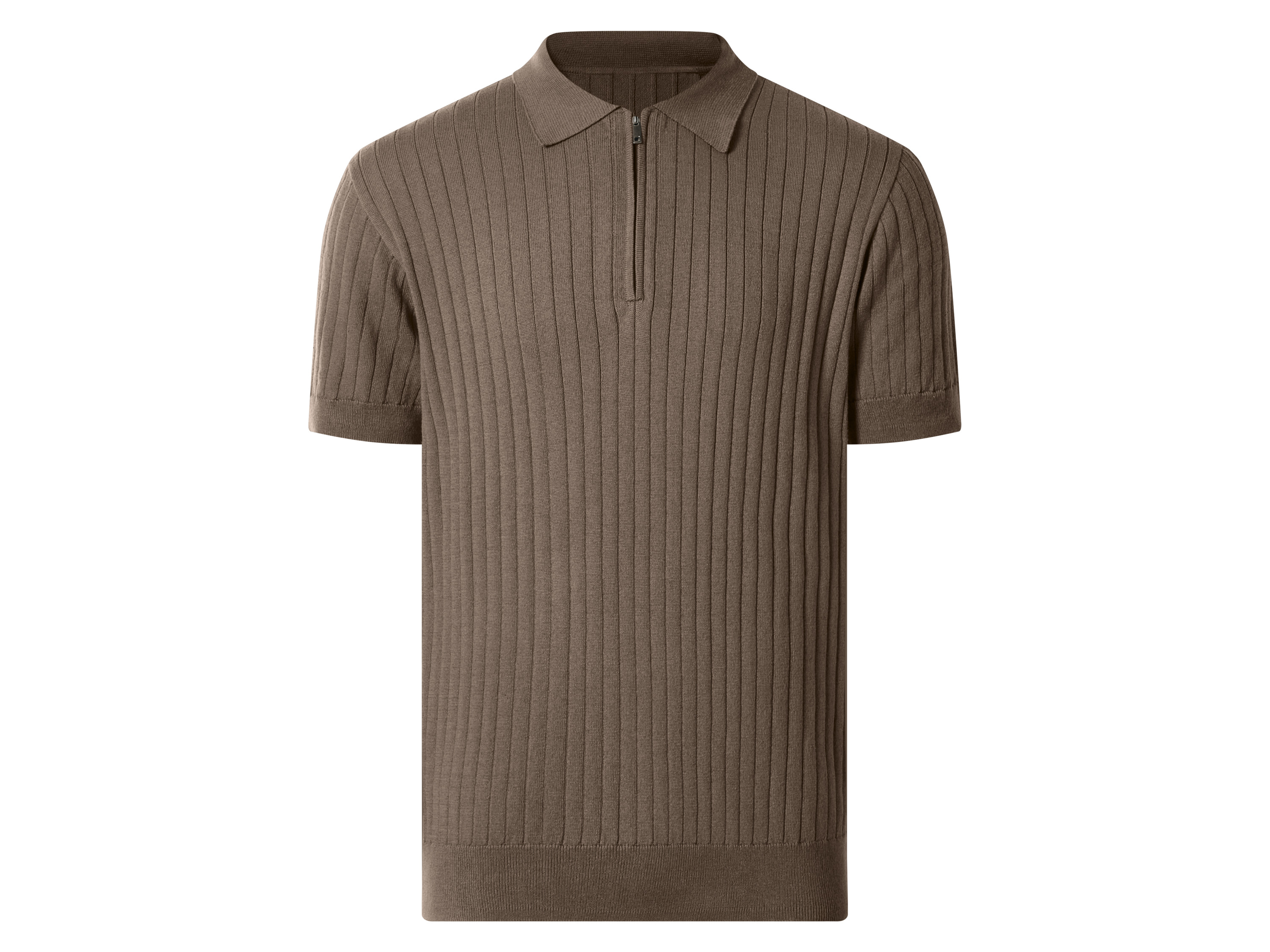 esmara Men Koszulka polo męska z bawełny Khaki, L 52/54