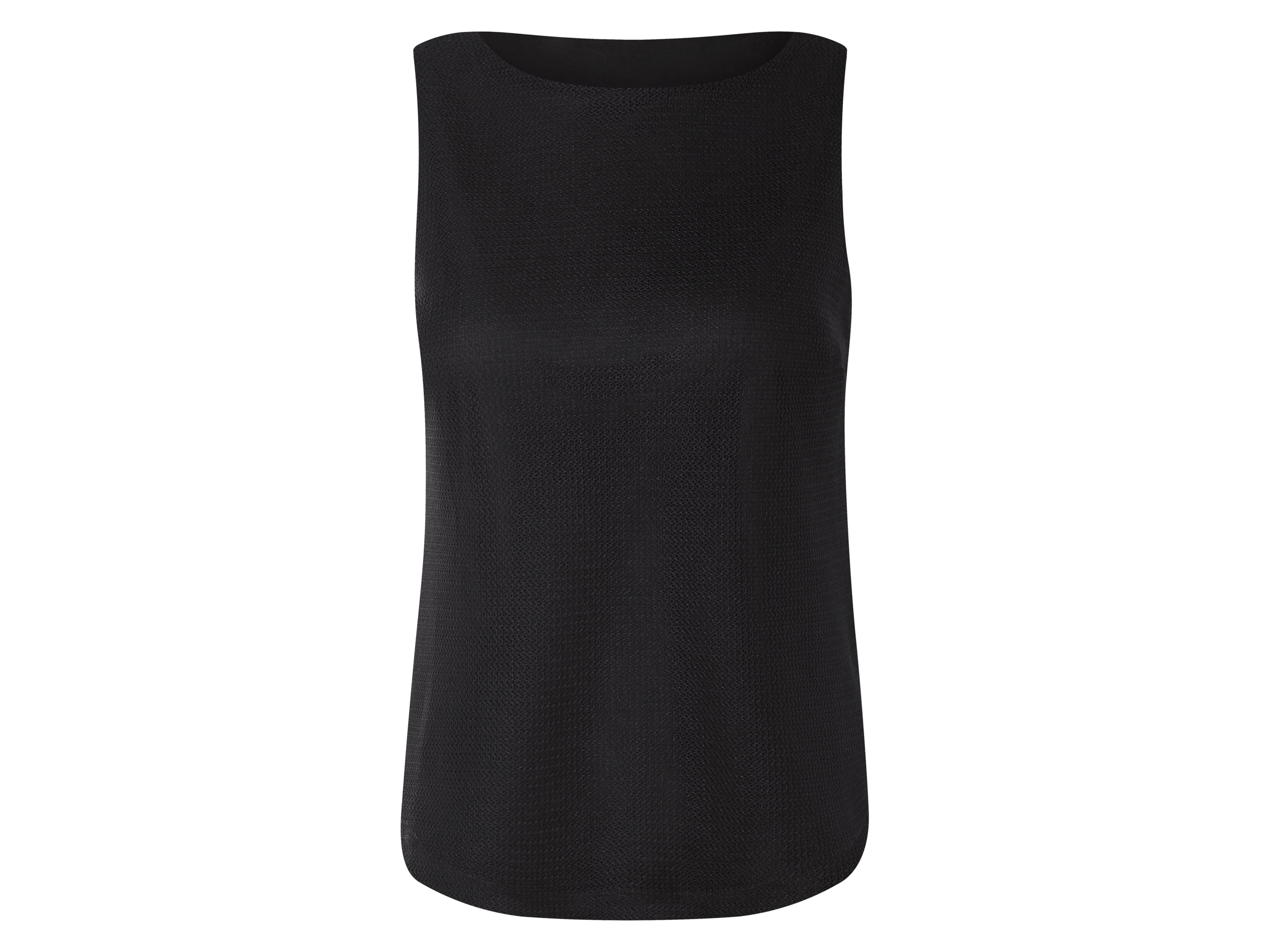 esmara Top dzianinowy damski Czarny, 34