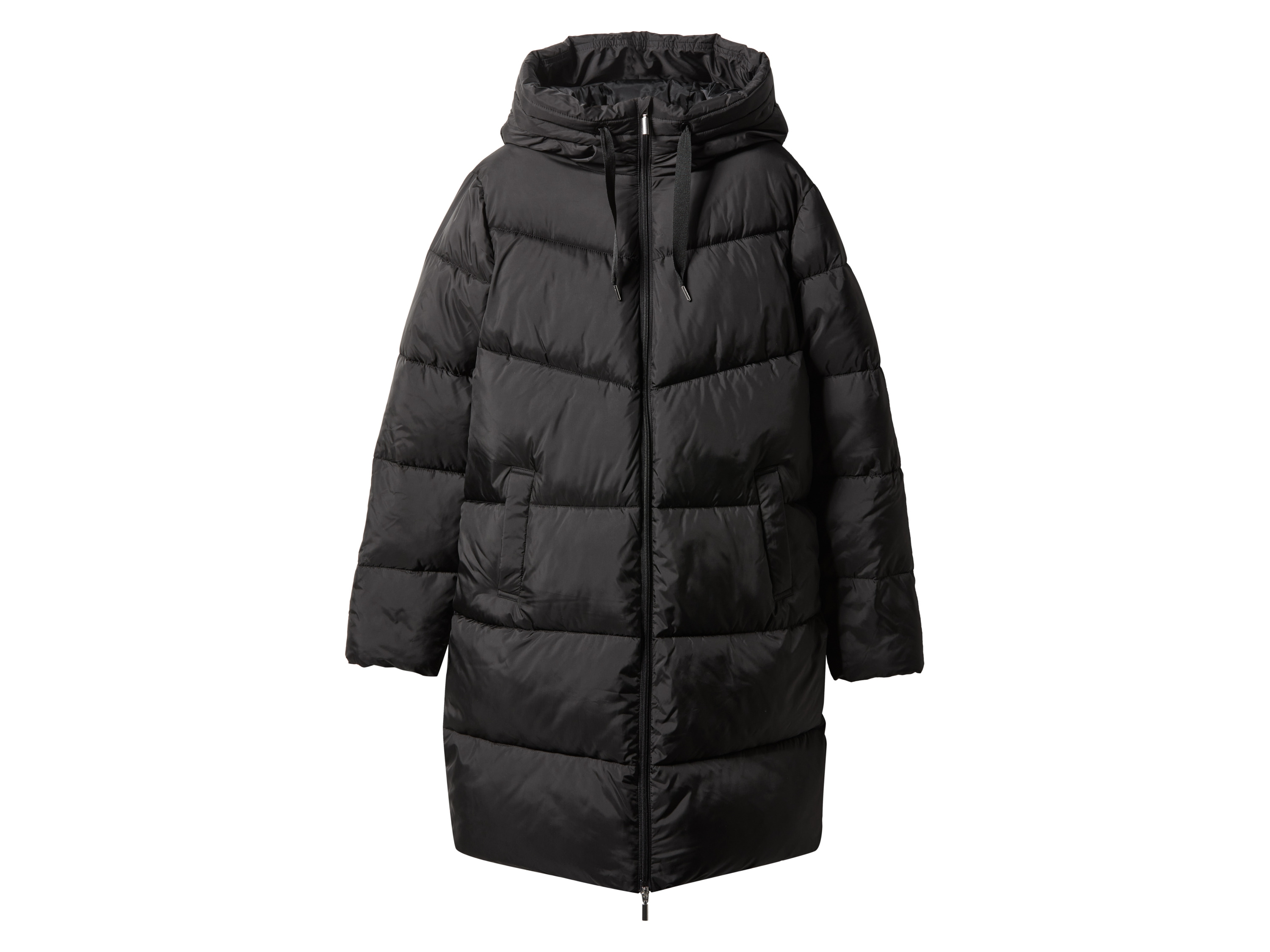 esmara Płaszcz pikowany damski Czarny, M40/42