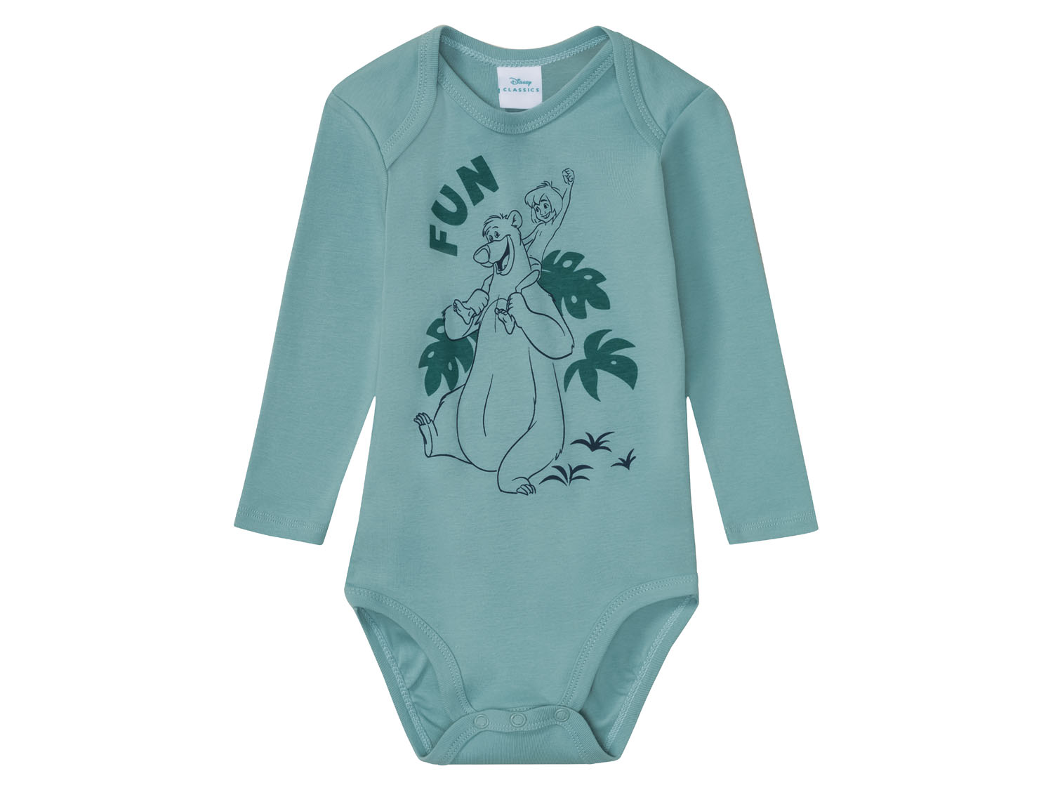 Body niemowlęce z biobawełny 86/92, Miętowy