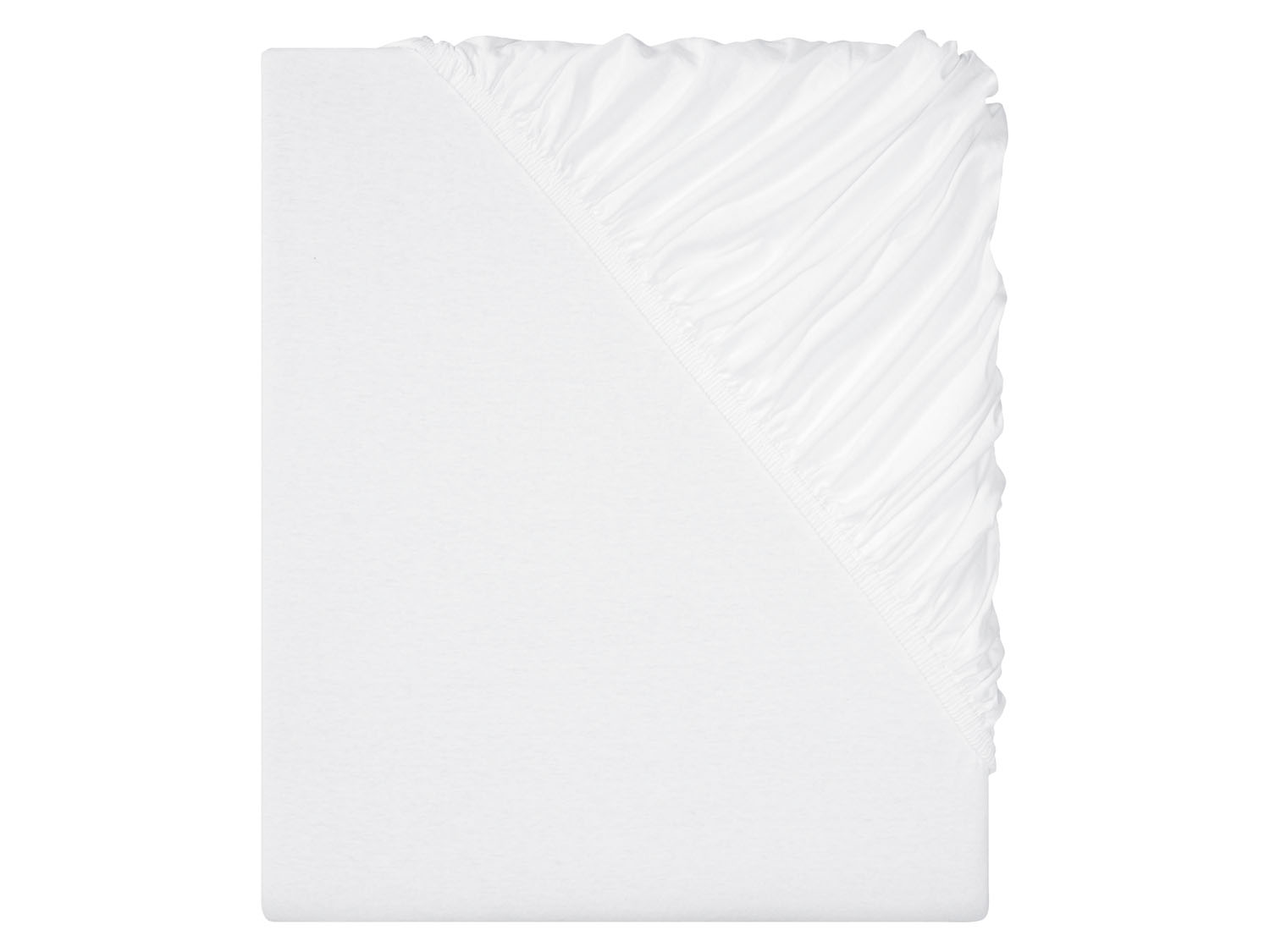 Livarno home Prześcieradło z dżerseju z gumką, 90-100 x 200 cm Biały