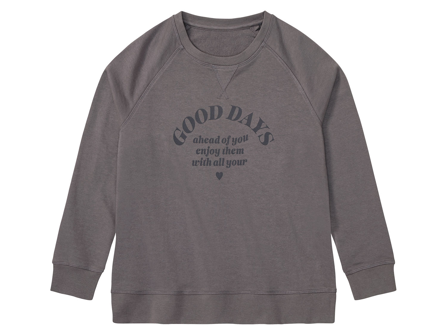 pepperts! Bluza dziewczęca z bawełną organiczną 134/140, Szary