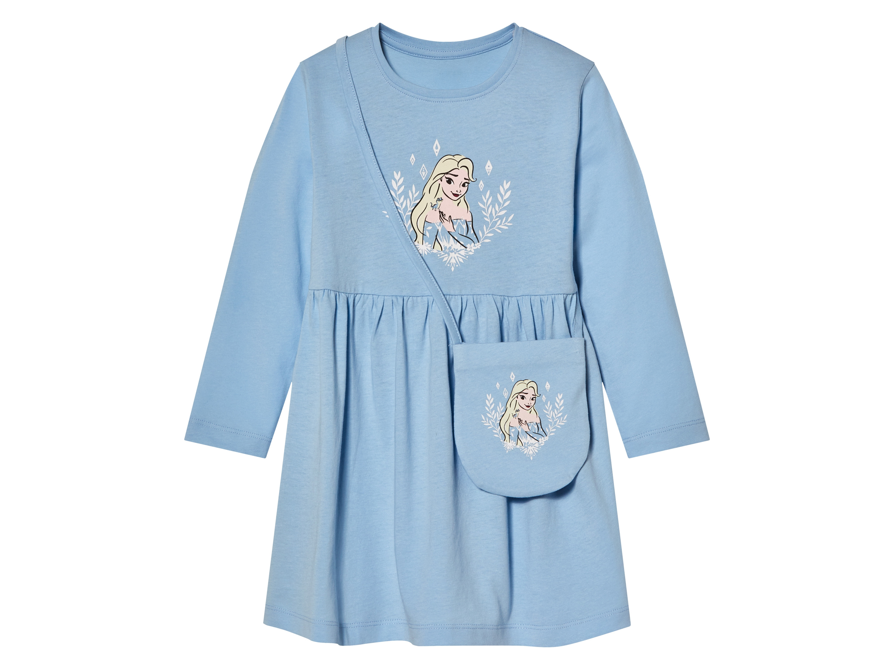 Sukienka dziecięca z torebką na ramię Niebieski, 122/128