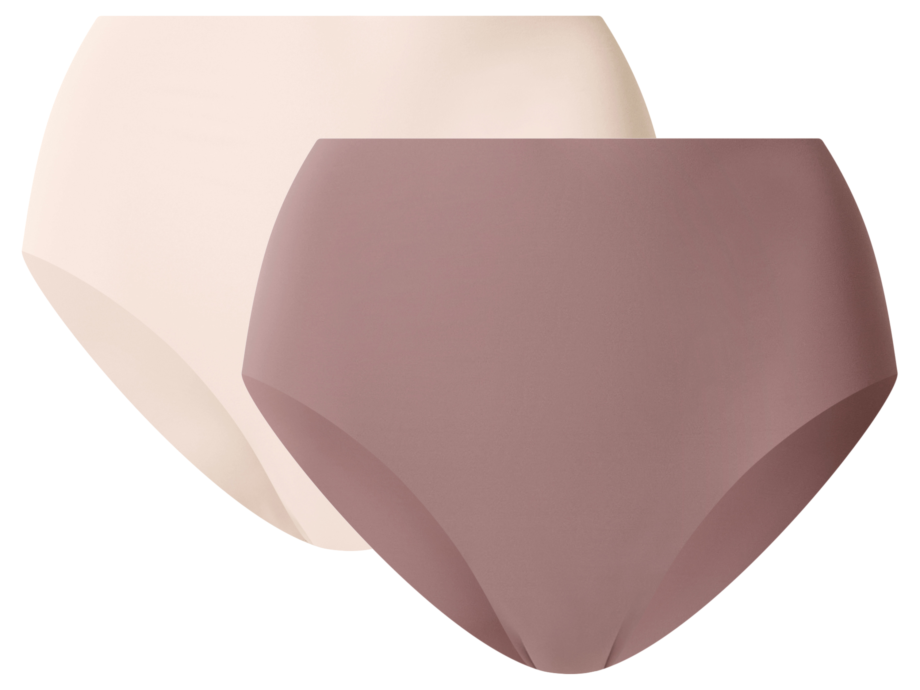 esmara Bezszwowe majtki modelujące damskie, 2 pary Różowy/ciemnoróżowy, L44/46