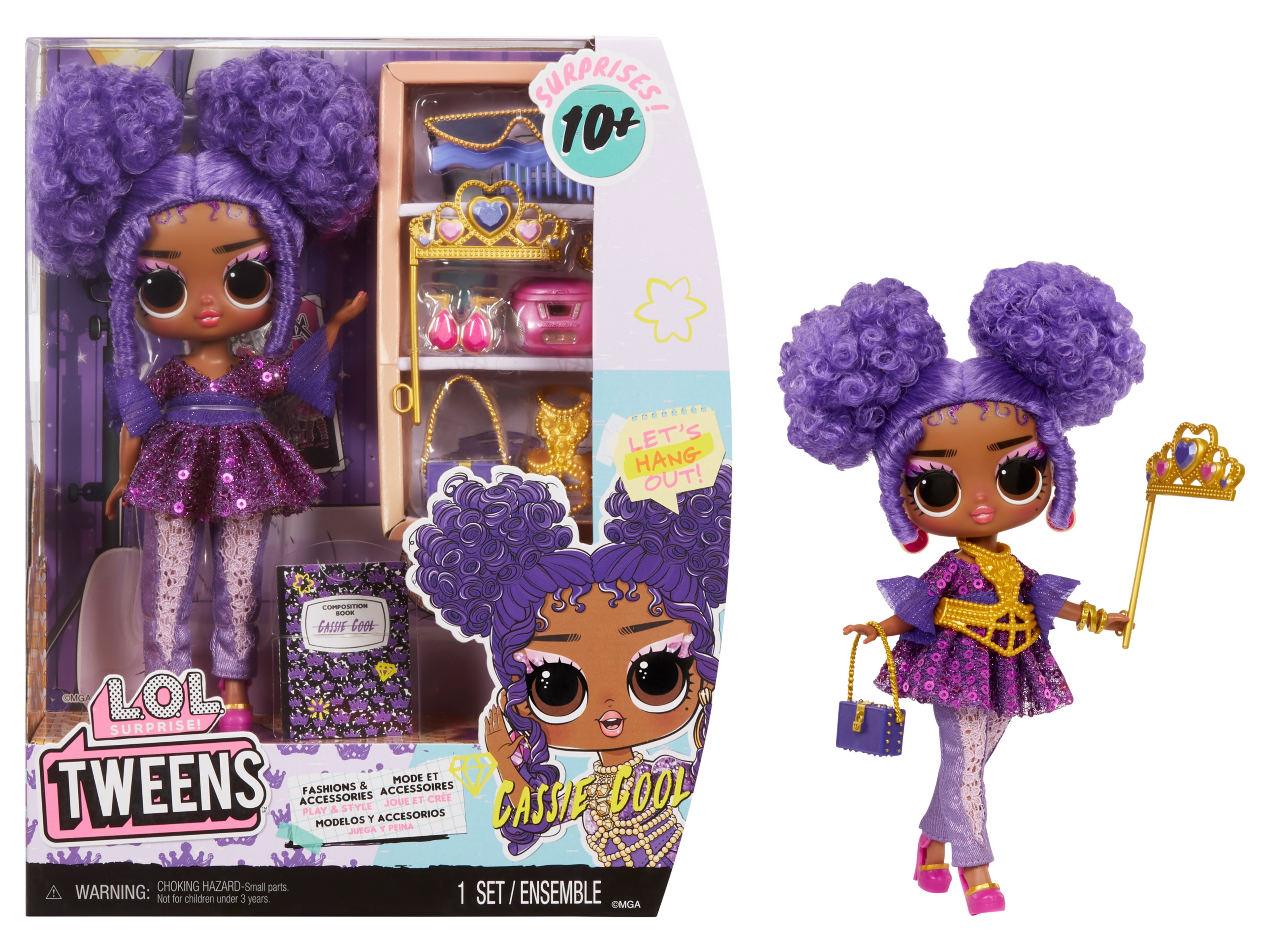 LOL Suprise! Lalka Tweens Fashion, ok. 17 cm Cassie Cool