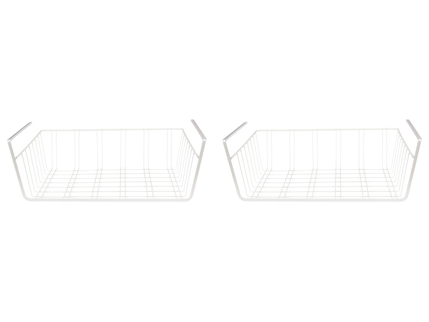 Livarno home Zestaw 2 koszy do szafy Biały