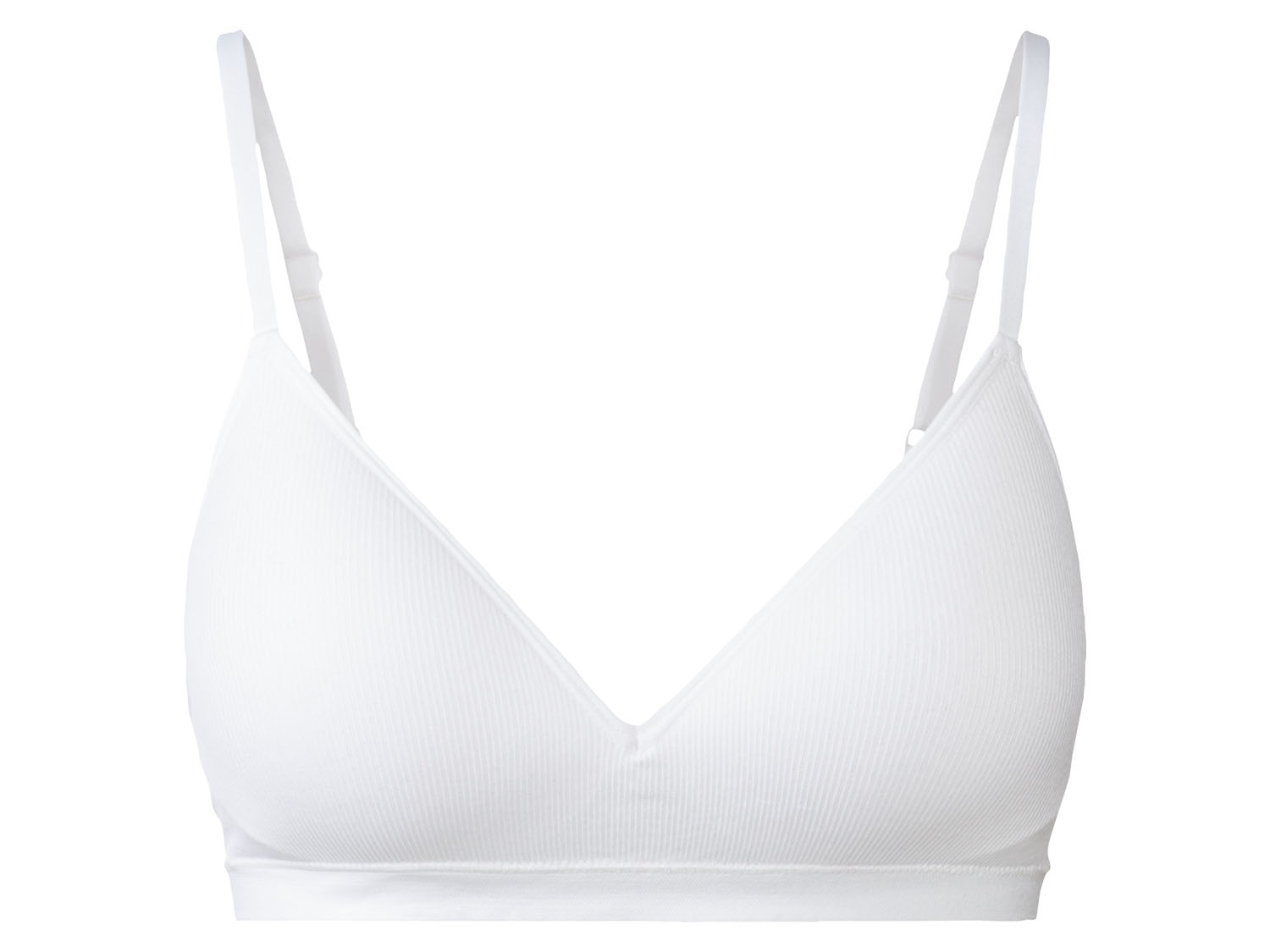 esmara Miękki biustonosz bezszwowy 75B, Biały