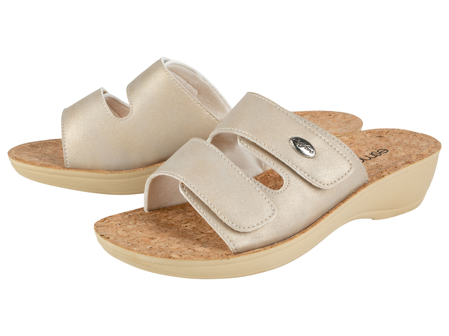 esmara Klapki domowe damskie, 1 para Szampański, 37