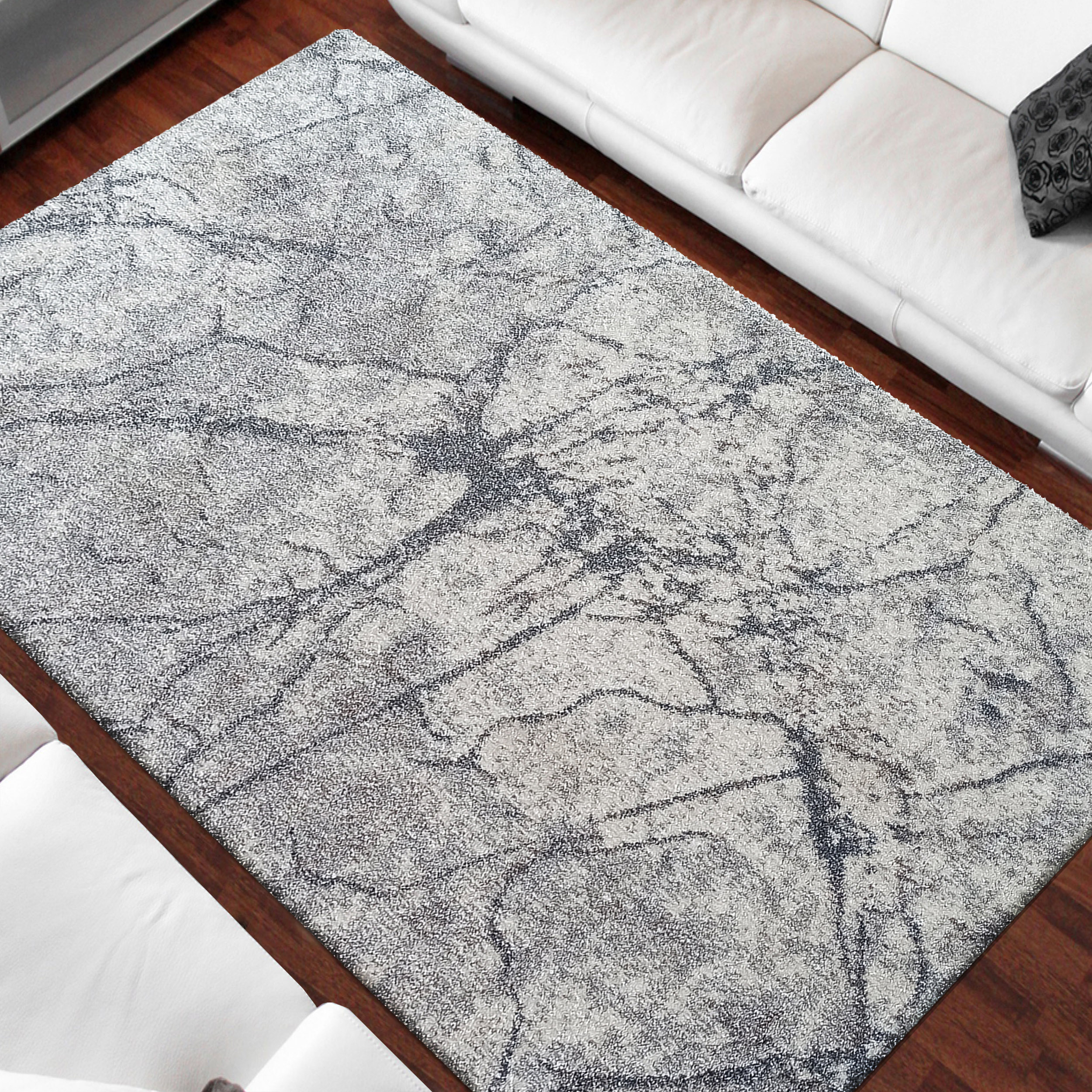 Dywan - 160 x 220 cm - Szary - Nowoczesny - Dywanopol