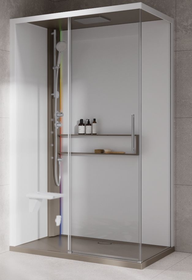 Darmowa Dostawa - Kabina z hydromasażem Novellini Glax G222P120ST51TU