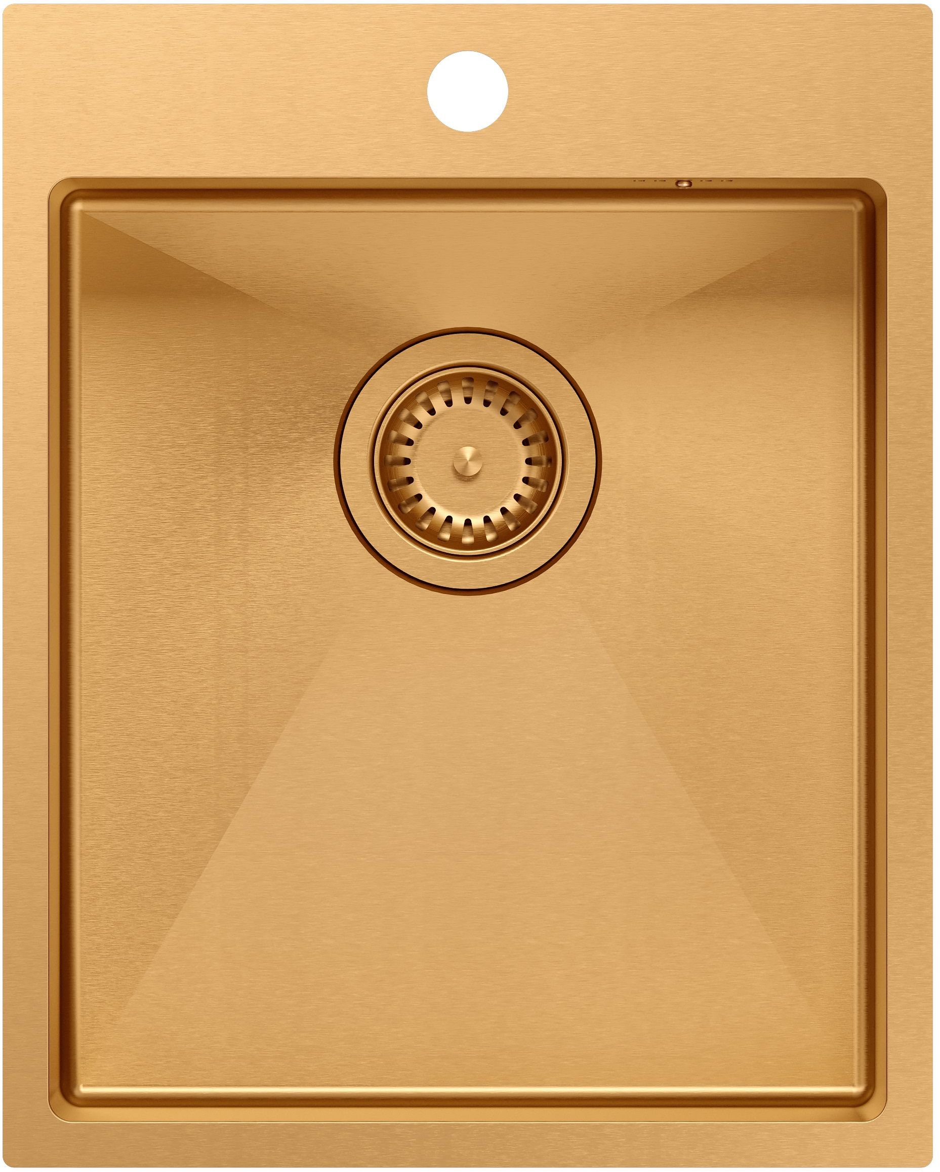 Darmowa Dostawa - Zlewozmywak stalowy z syfonem 50x40 cm Quadron Russel HB4050PVDBSC1