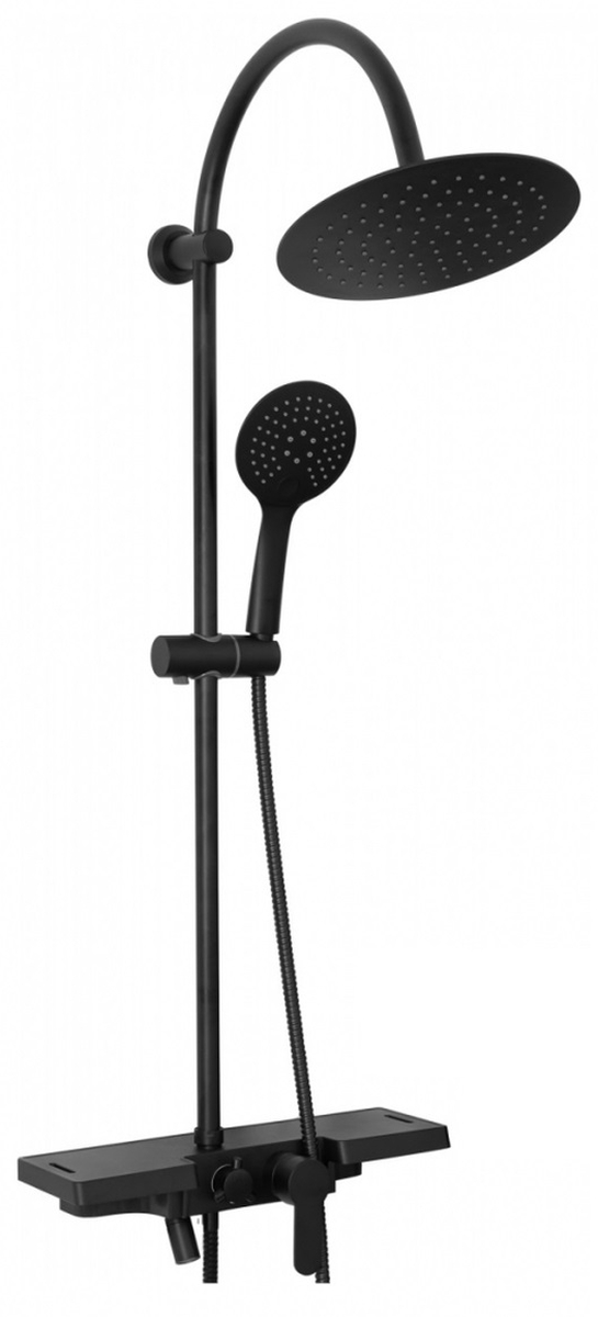 Darmowa Dostawa - Zestaw wannowo-prysznicowy ścienny czarny Rea Vigo REAP7001