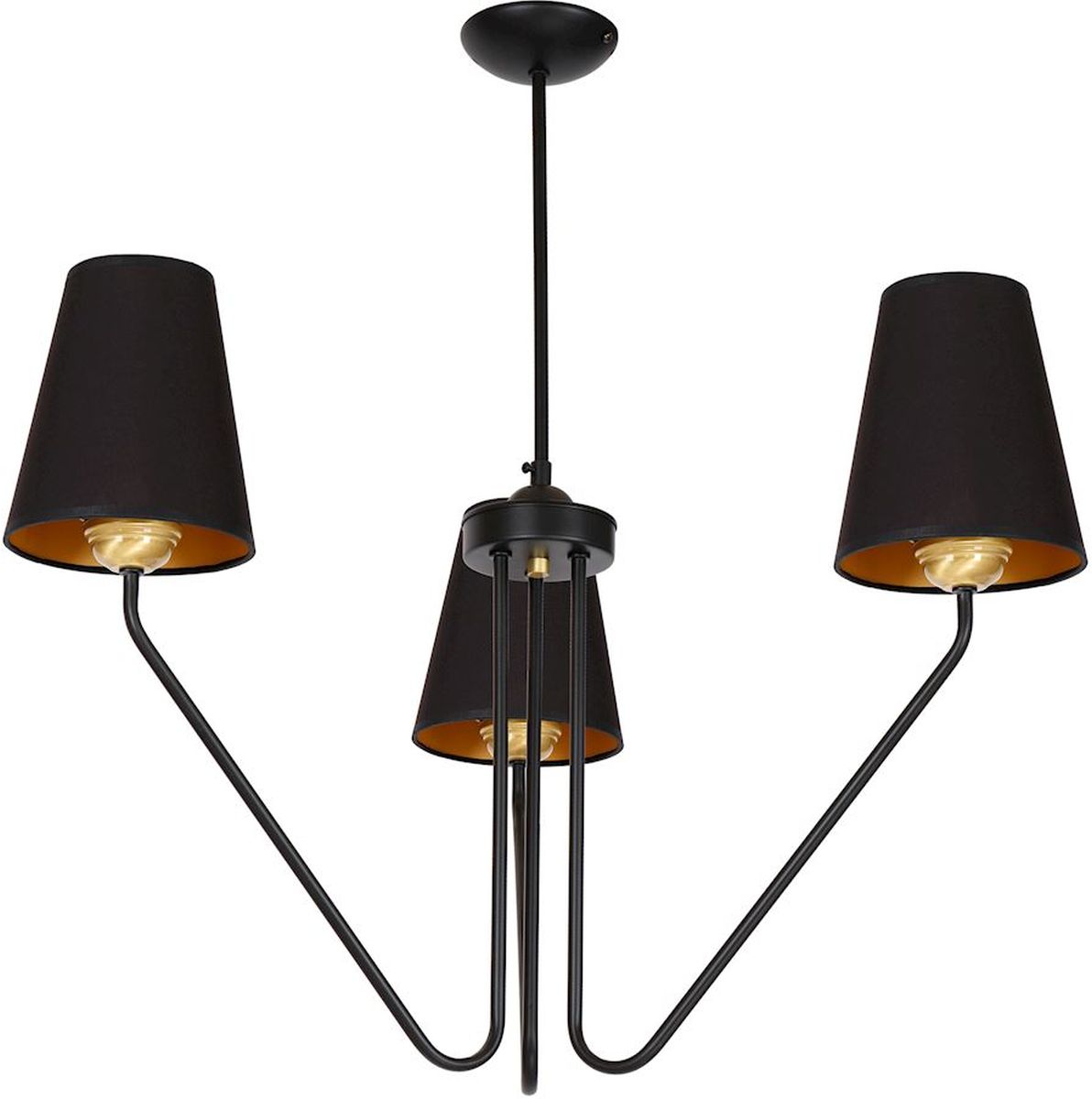 Darmowa Dostawa - Lampa podsufitowa 3x60 W czarny Milagro Victoria MLP4912