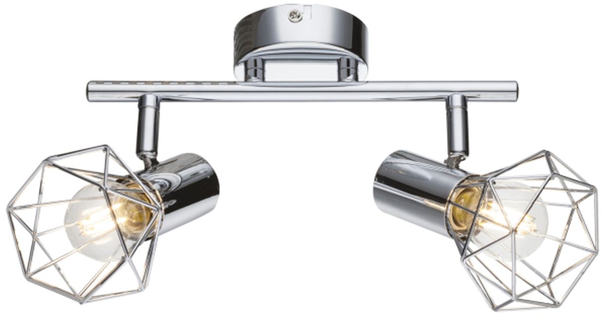 Darmowa Dostawa - Lampa podsufitowa 2x40 W chrom Globo Lighting Xara I 548022