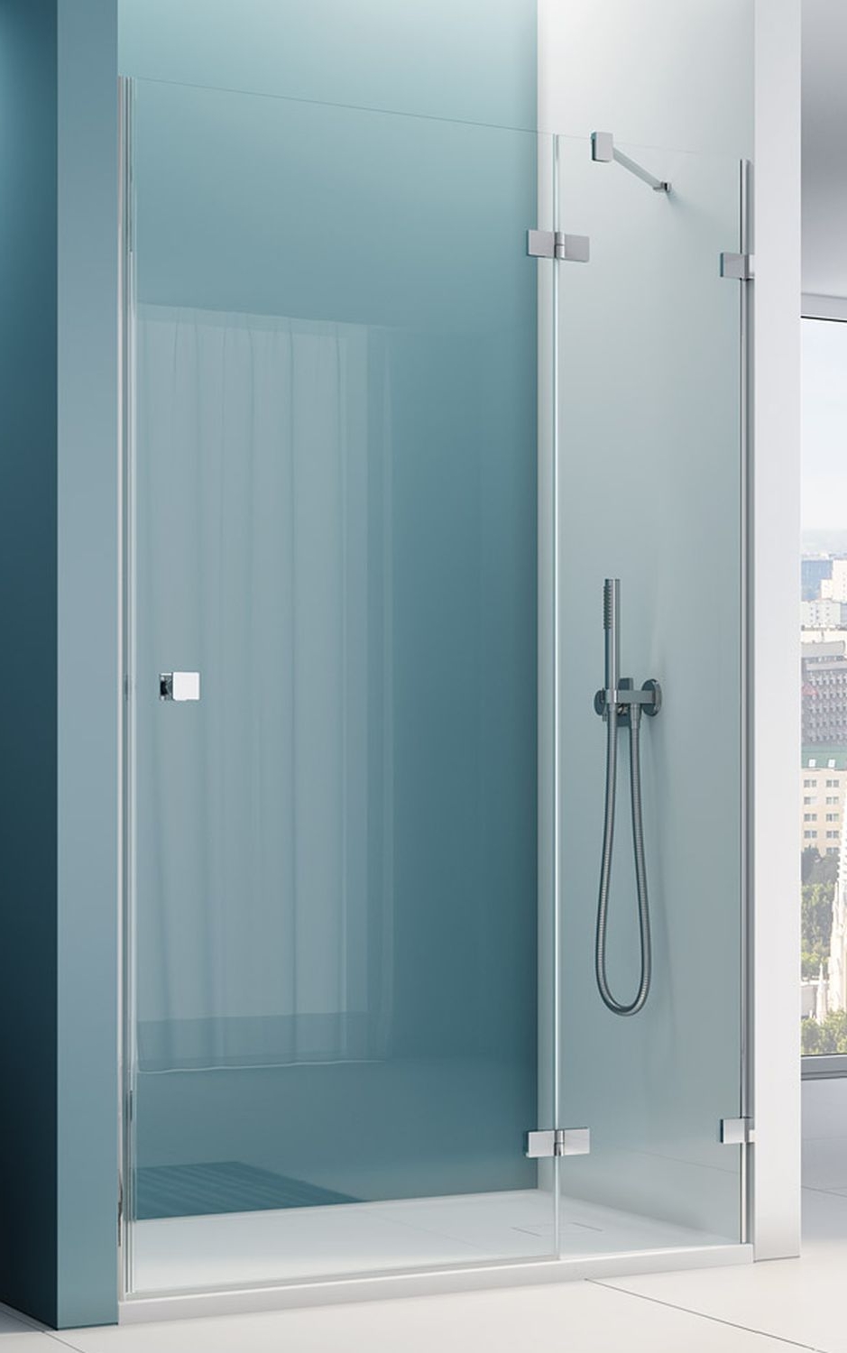 Darmowa Dostawa - Drzwi prysznicowe 120 cm uchylne Ronal Annea AN13WD12005007