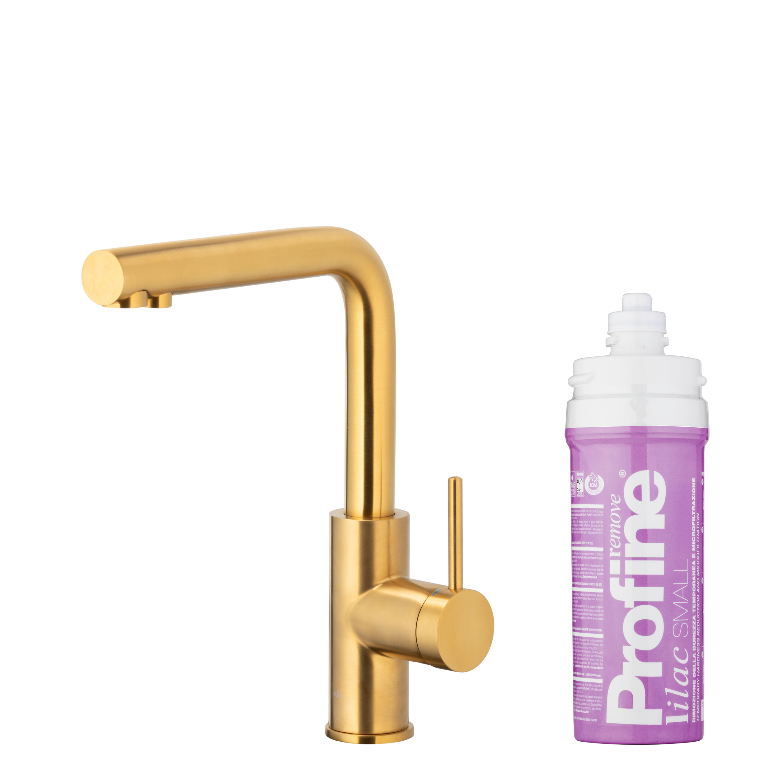 Darmowa Dostawa - Bateria kuchenna z filtrem stojąca złoto/stare złoto KFA Armatura Duero Pure Basic 662391531