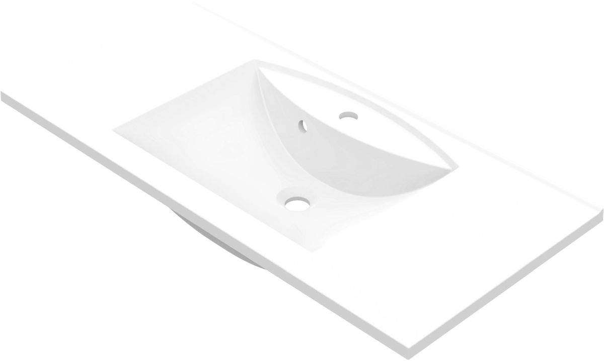 Darmowa Dostawa - Umywalka 100.3x48.1 cm prostokątna wpuszczana biała Vayer Pictor 1000480123101XX
