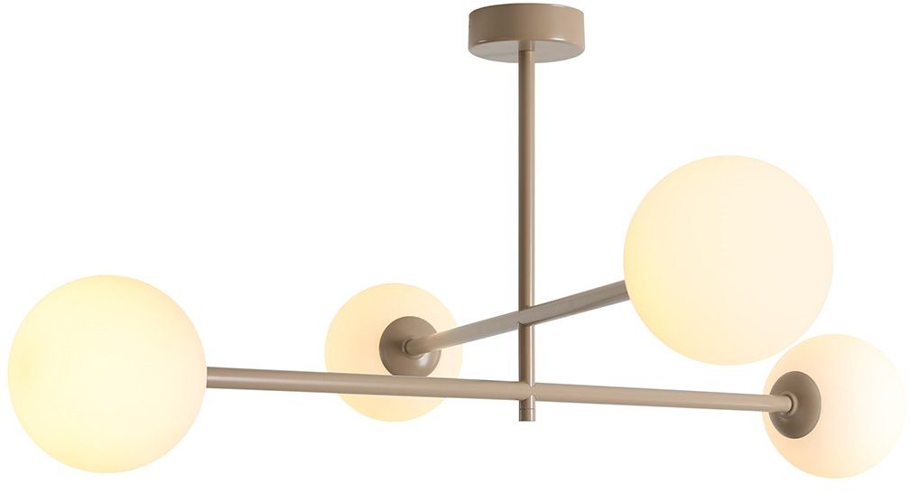 Darmowa Dostawa - Lampa podsufitowa 4x10 W beżowa Aldex Pinne 1080PLL17