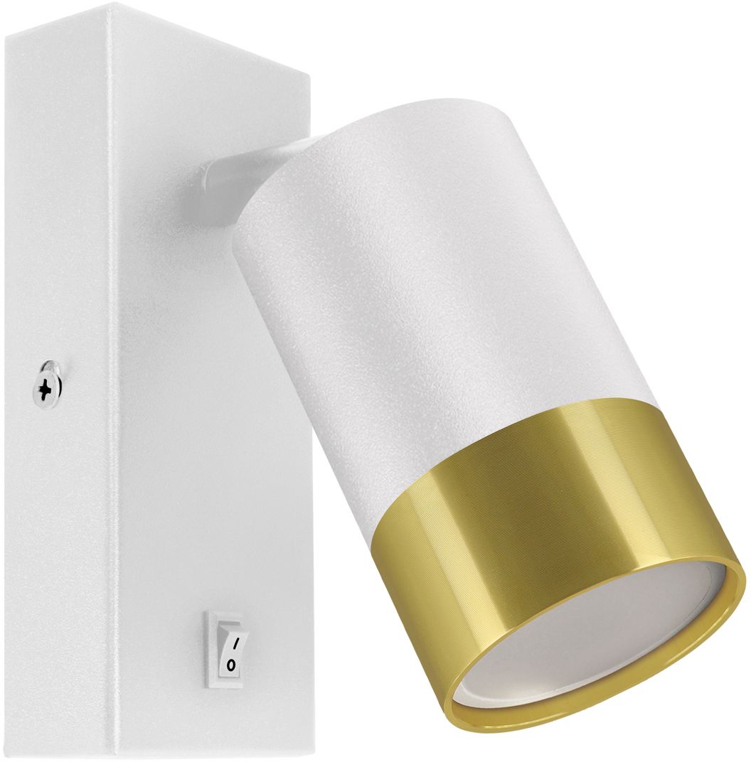 Darmowa Dostawa - Kinkiet 1x35 W biały-złoty Strühm Puzon 04285