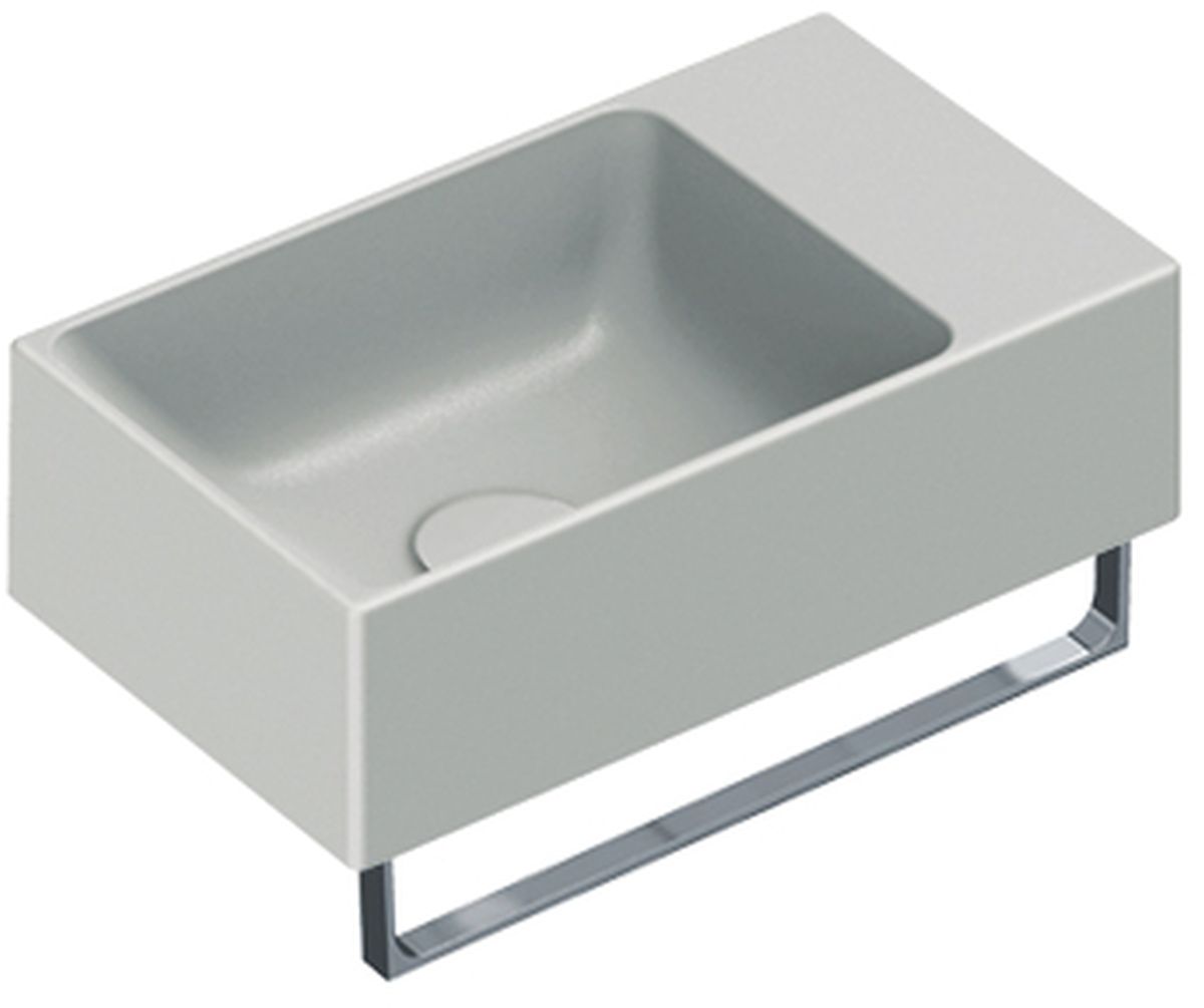 Darmowa Dostawa - Umywalka 40x23 cm prostokątna ścienna-meblowa-nablatowa szary/kamień Catalano Verso 0220410023