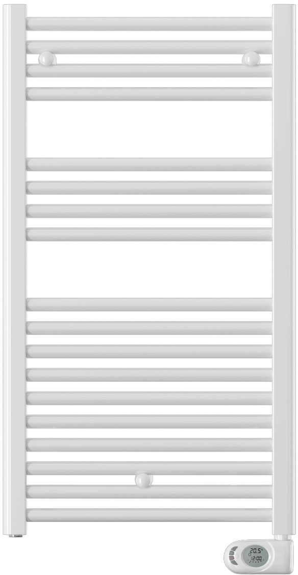 Darmowa Dostawa - Grzejnik elektryczny z grzałką 86x40 cm biały Zehnder Aura PBEZ08040MQ