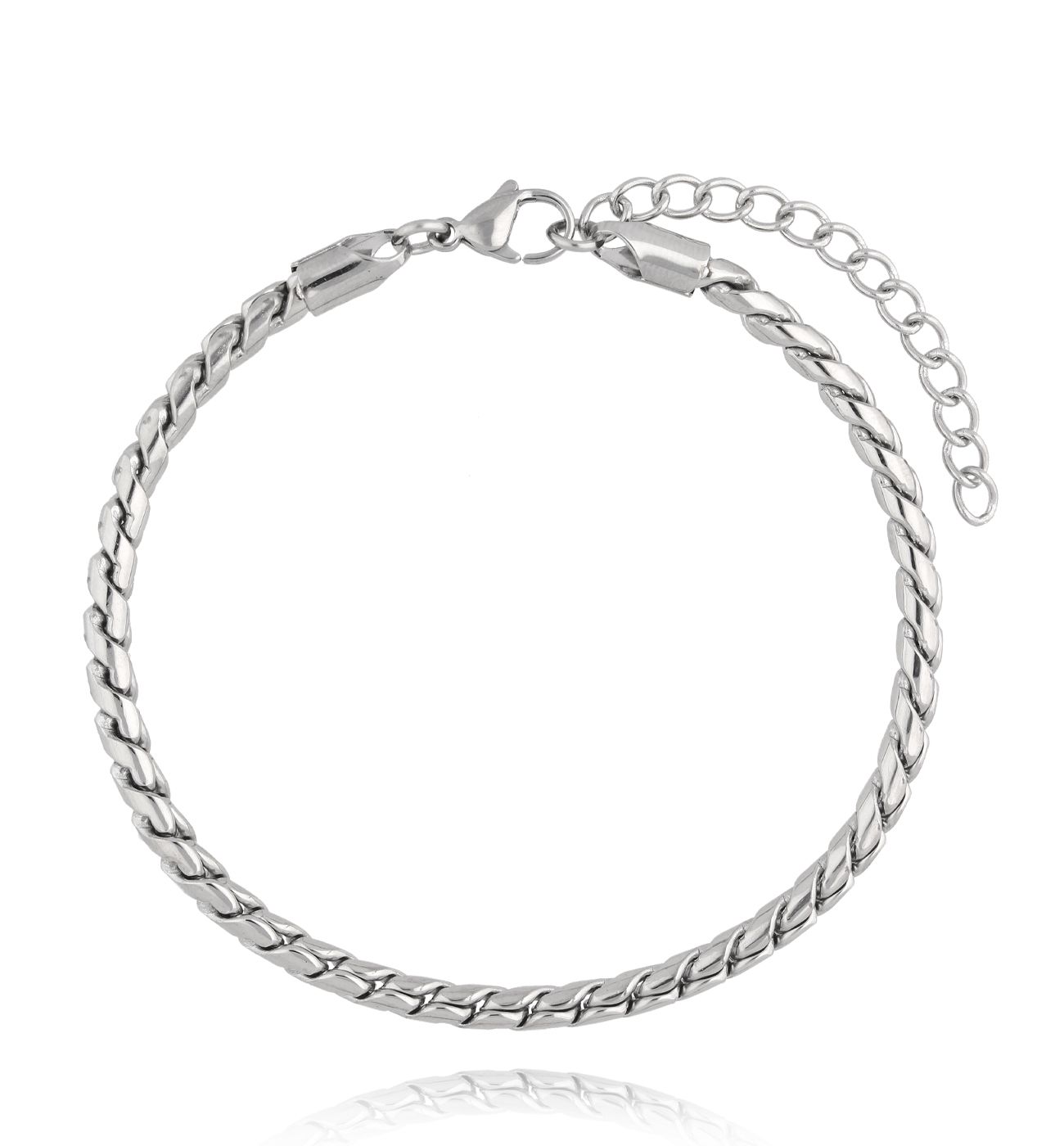 Bransoletka męska srebrny łańcuch Alrik BMITC0512