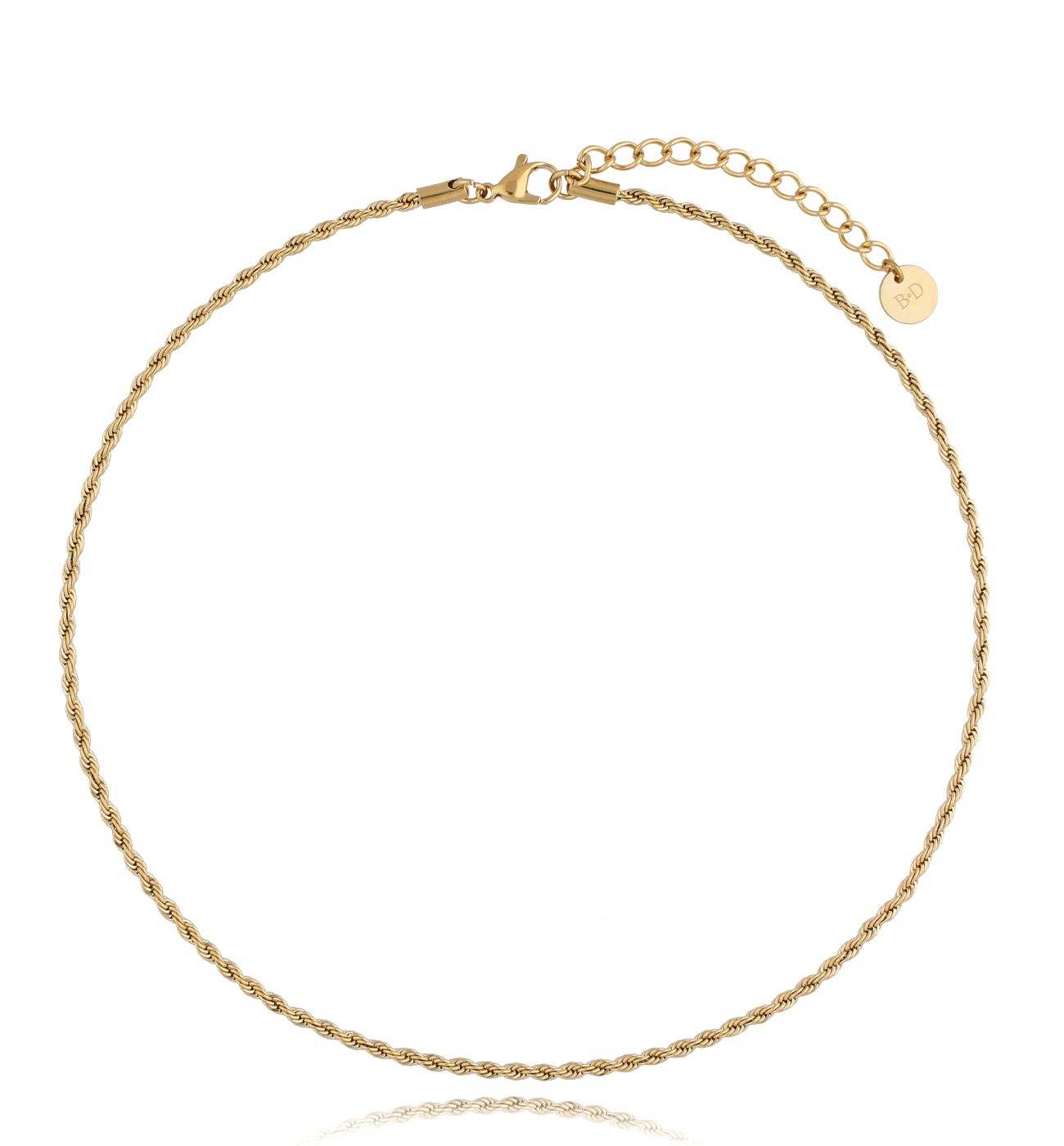 Naszyjnik złoty ze stali szlachetnej Ibbie 40 cm NSA0335