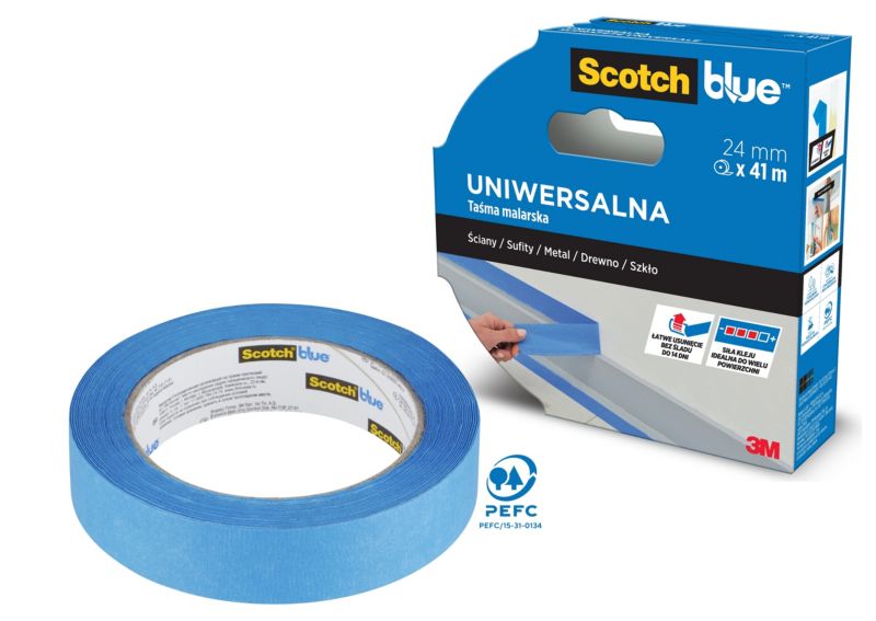 Taśma uniwersalna ScotchBlue 24 mm x 41 m