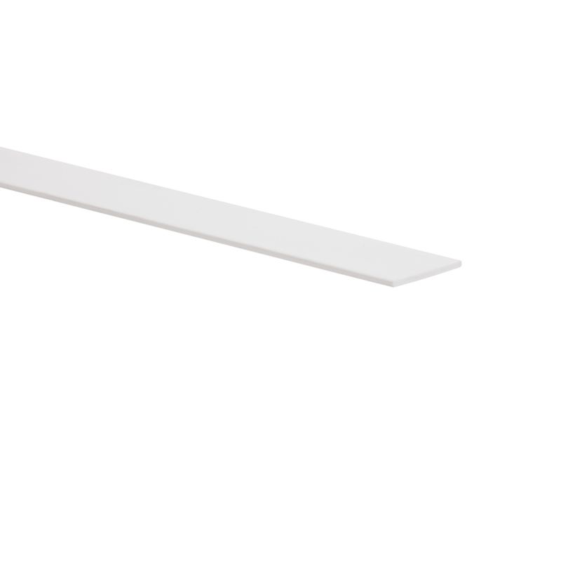 Płaskownik PVC gładki 2600 x 30 x 3 mm biały mat