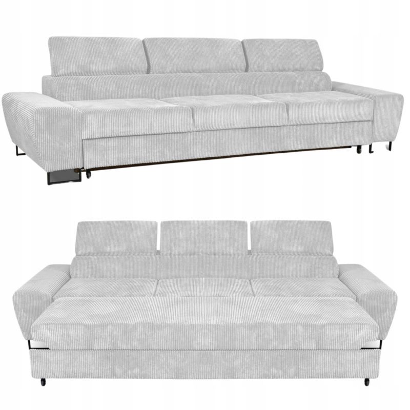 Kanapa do salonu rozkładany Family Meble Savio szary 1szt