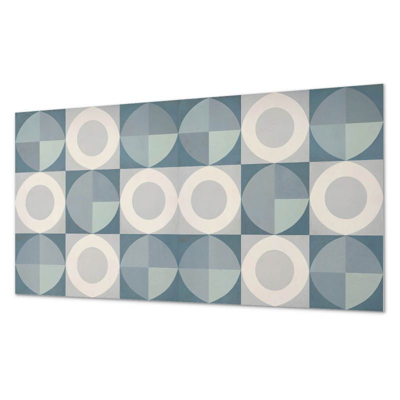 Paczka Kafelków Winylowych PCV ArtPrintCave 60x30 cm Geometria okręgów i kształtów 6 szt.