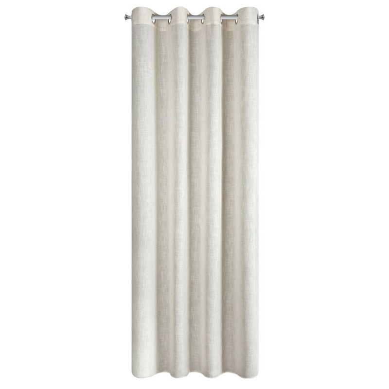 Zasłona Gotowa Elina Eurofirany Przelotki Kółka Biała 140X250 Cm 1Szt.