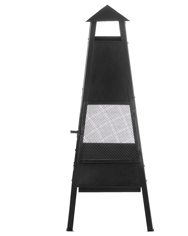 Palenisko ogrodowe stalowe czarne Yasur 1 szt.