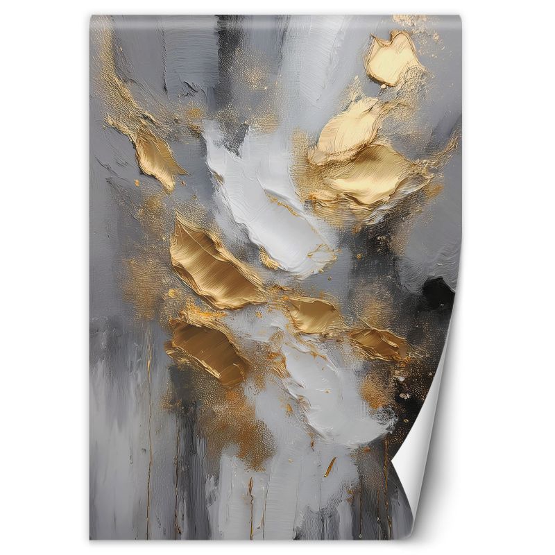Fototapeta Feeby Abstrakcja Złoty Szary w stylu Glamour 150x210 1 szt