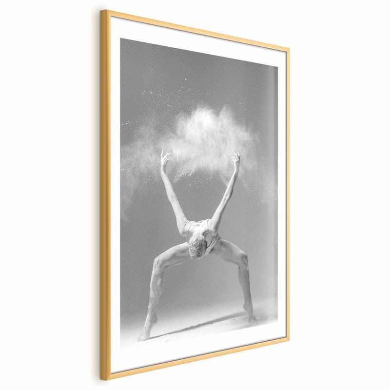 Plakat Artgeist Niesamowita poza 21x30 cm z ramą złotą 1 szt