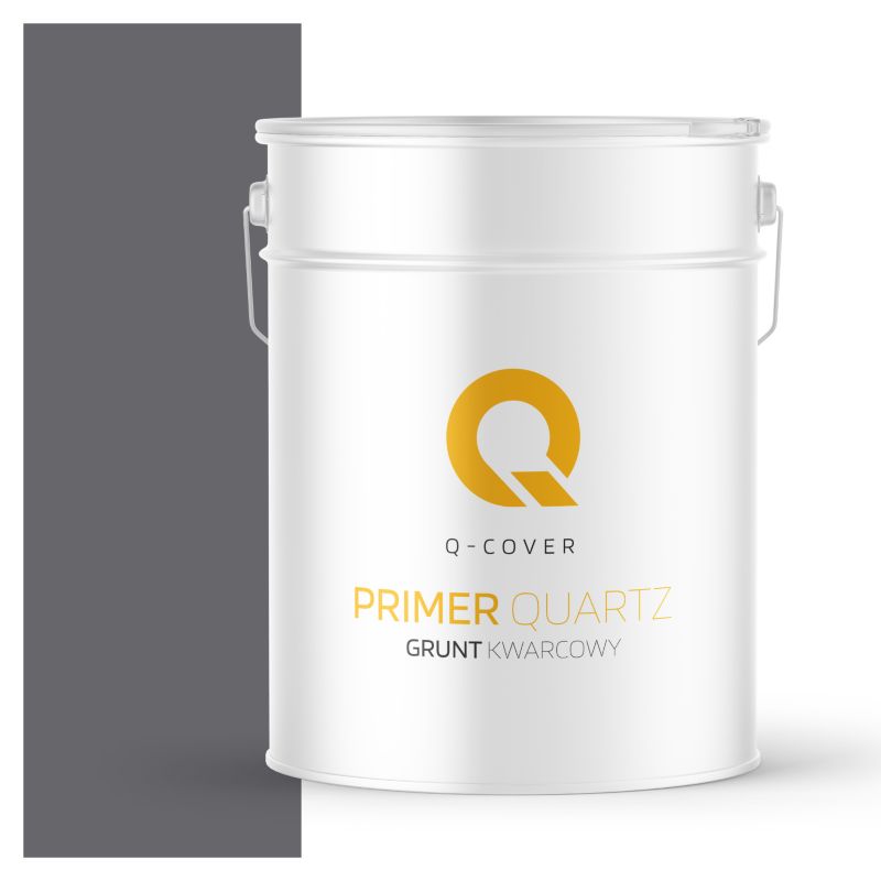 Grunt Kwarcowy pod Tynk Mozaikowy Q-Cover Szary ciemny M06 15KG