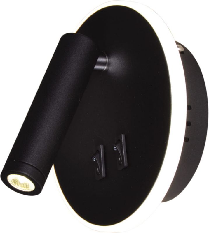 Kinkiet ścienny Kaja Set czarno-biały styl nowoczesny LED 8W 4000K 1758 IP20 wym: 14 x 17 x 17 cm - 1 szt.