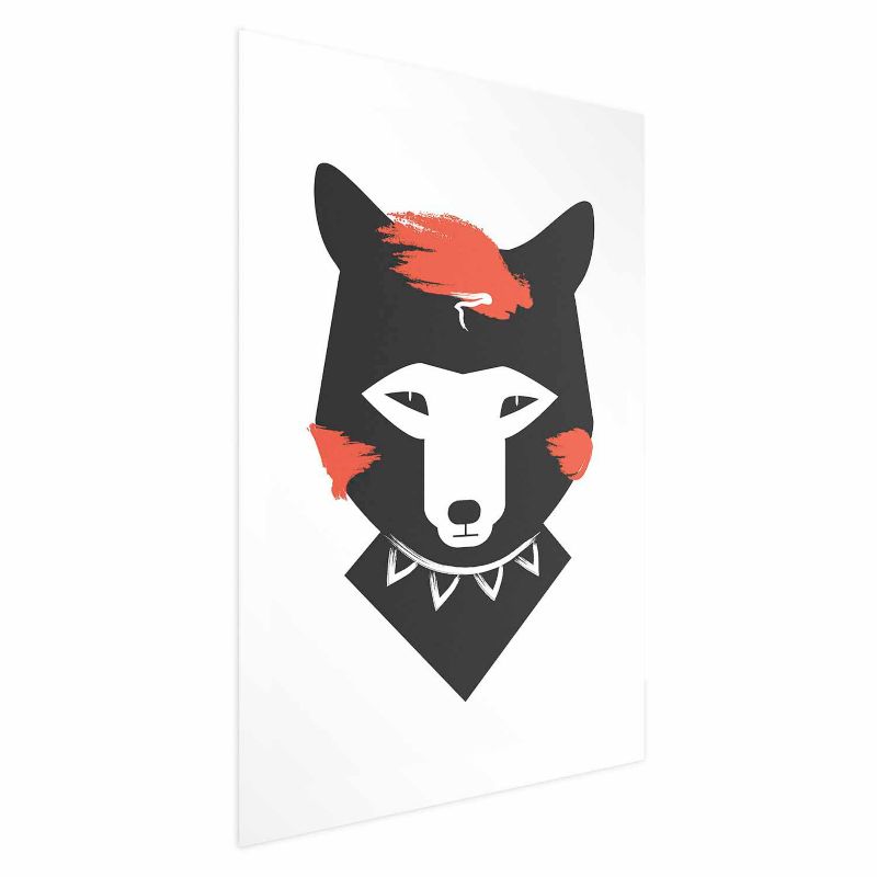 Plakat Artgeist Grzeczny lisek 21x30 cm bez ramy 1 szt